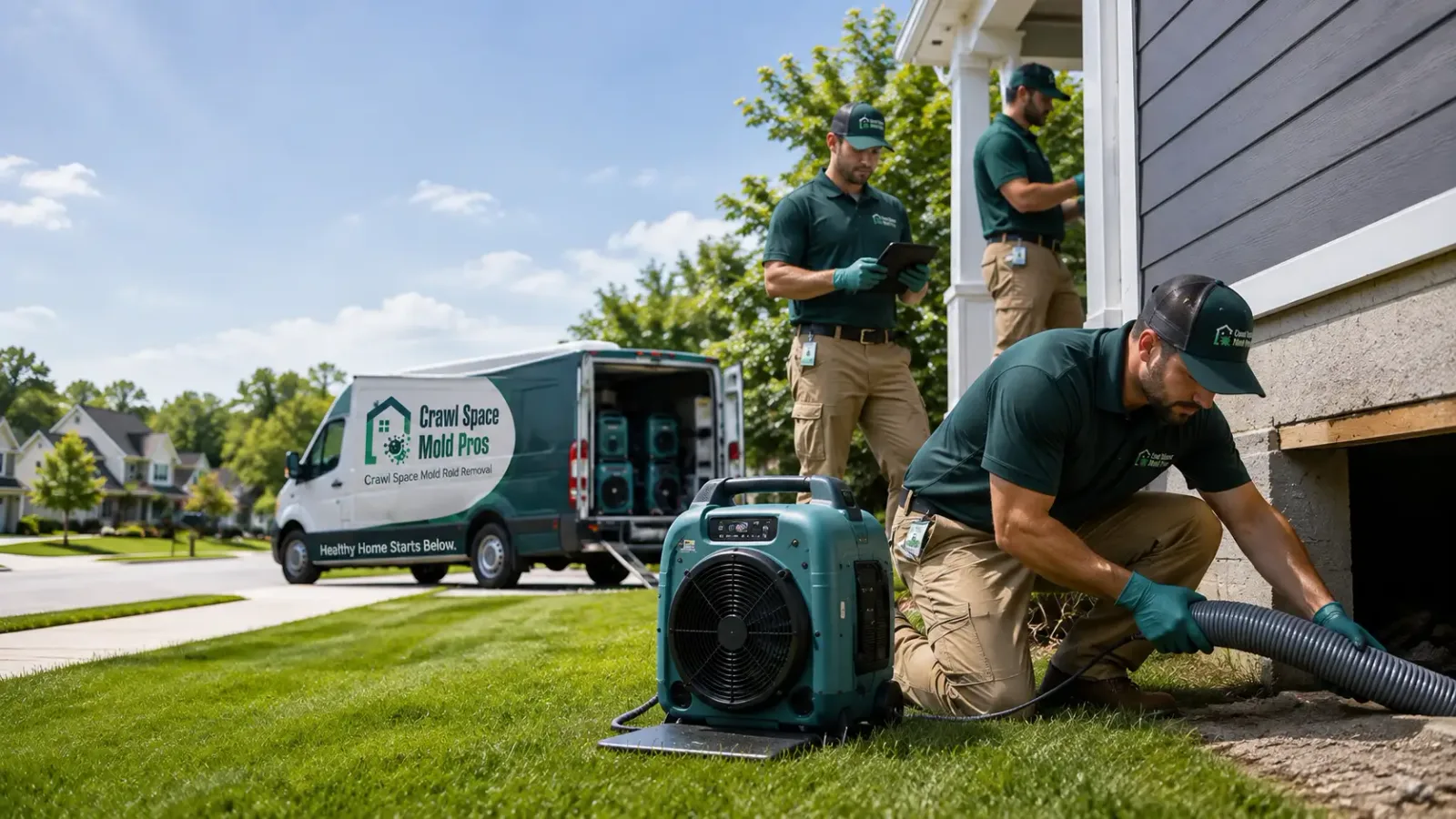 Crawl Space Mold Removal in Cartwright, ND